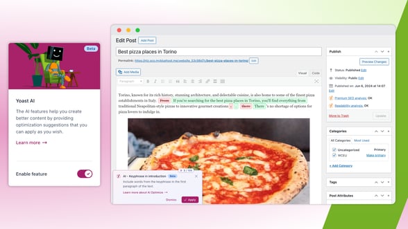 Yoast AI Optimize is now available for Classic Editor