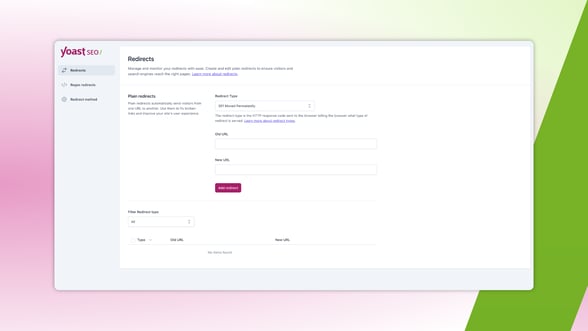 A smoother Redirect Manager and Yoast AI Optimize for Classic Editor