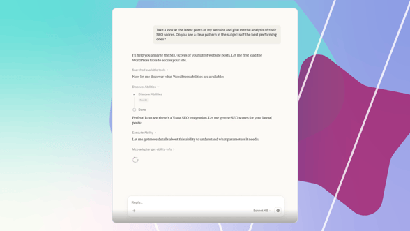 New: Yoast SEO Content Analyses scores can now chat with “AI” through new API