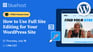 Webinar by Bluehost: How to use Full Site Editing for your WordPress site